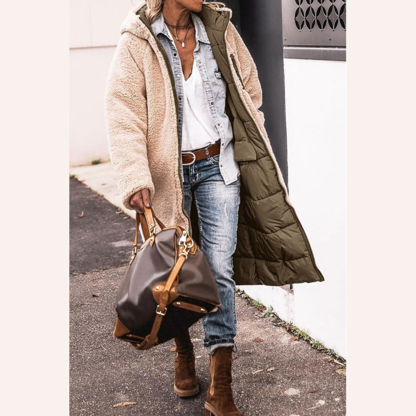 Amelia | Elegant Vendbar Frakke til Kvinder