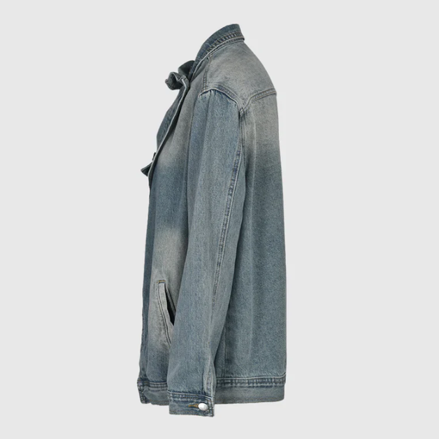 BELLA | Kunstnerisk denimjakke