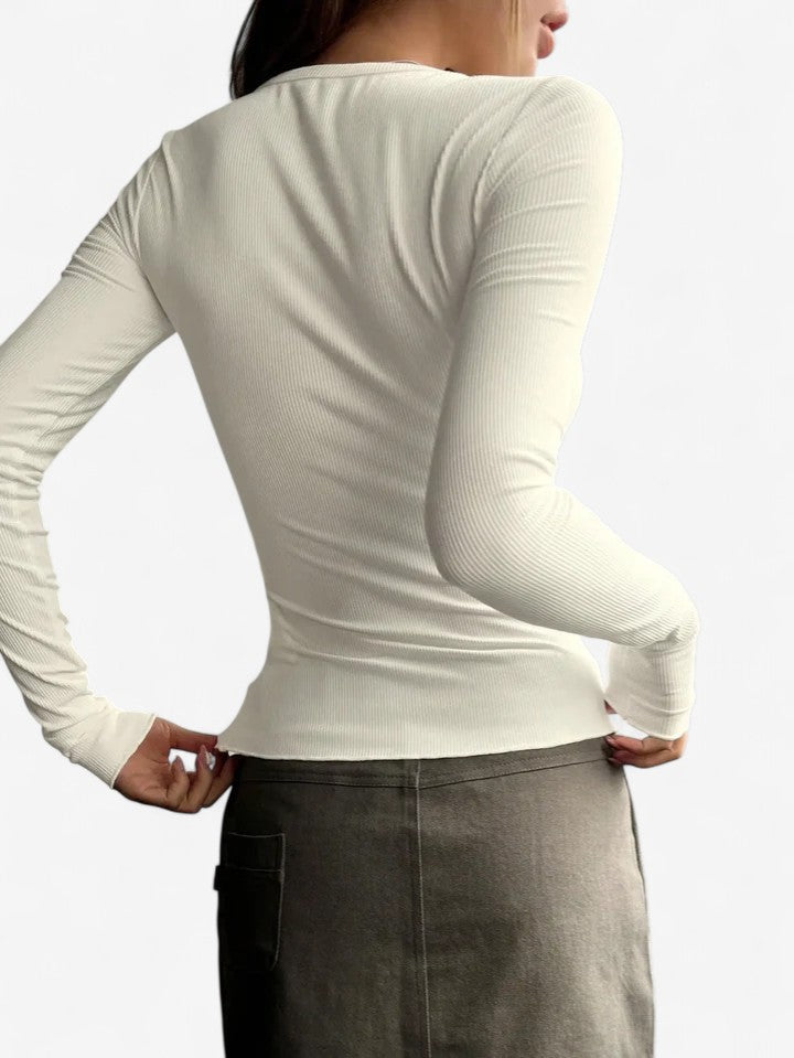 Klarina | Behageligt langærmet top