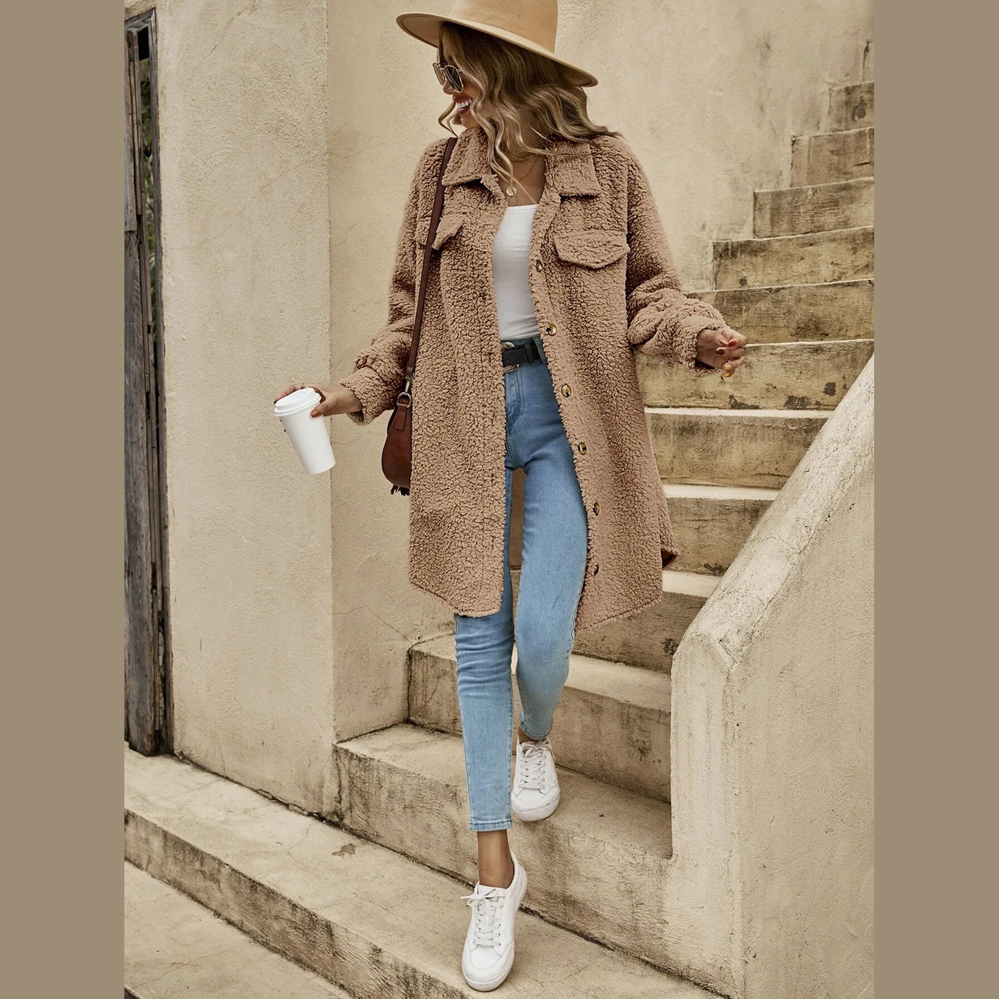 Esme | Afslappet cardigan kontorkåbe