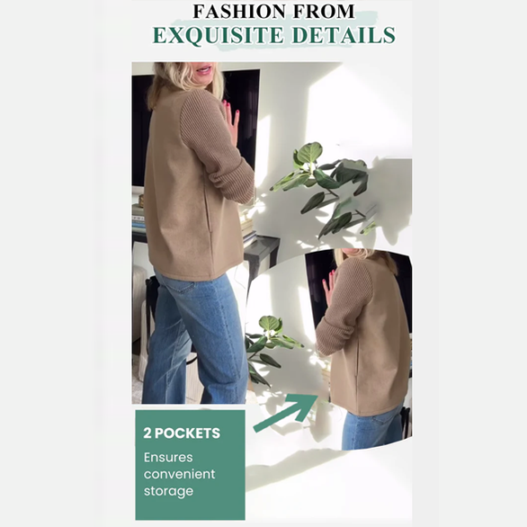 Alesia Kvinders Casual Knappet Blazer