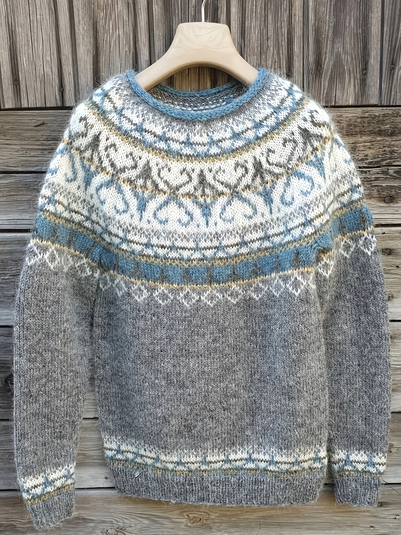 Luxe™ | Elegant og varm nordisk sweater til vinter