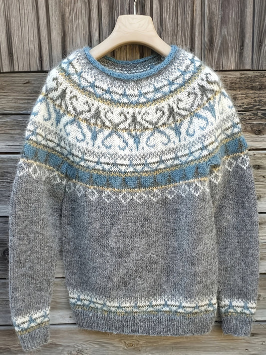 Luxe™ | Elegant og varm nordisk sweater til vinter