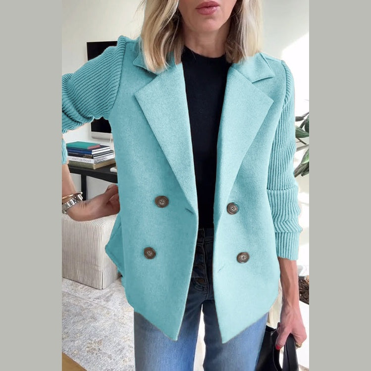 Alesia Kvinders Casual Knappet Blazer