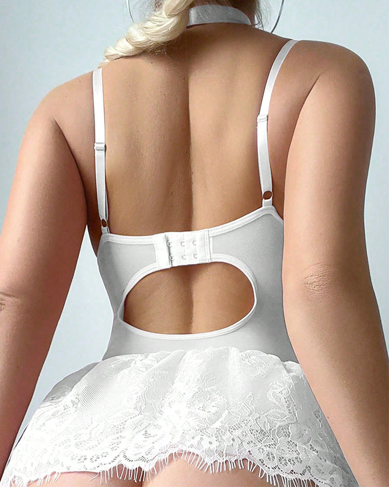 Zara™ | Lingerie Bodycon Romantisk med blondefinish