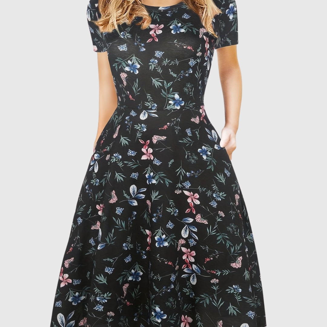 Evelyn Quinn | Retro A-Linje Sommerkjole