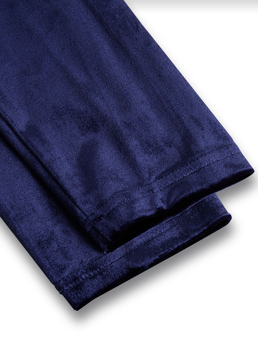 Sibella | Marine Langærmet Midikjole