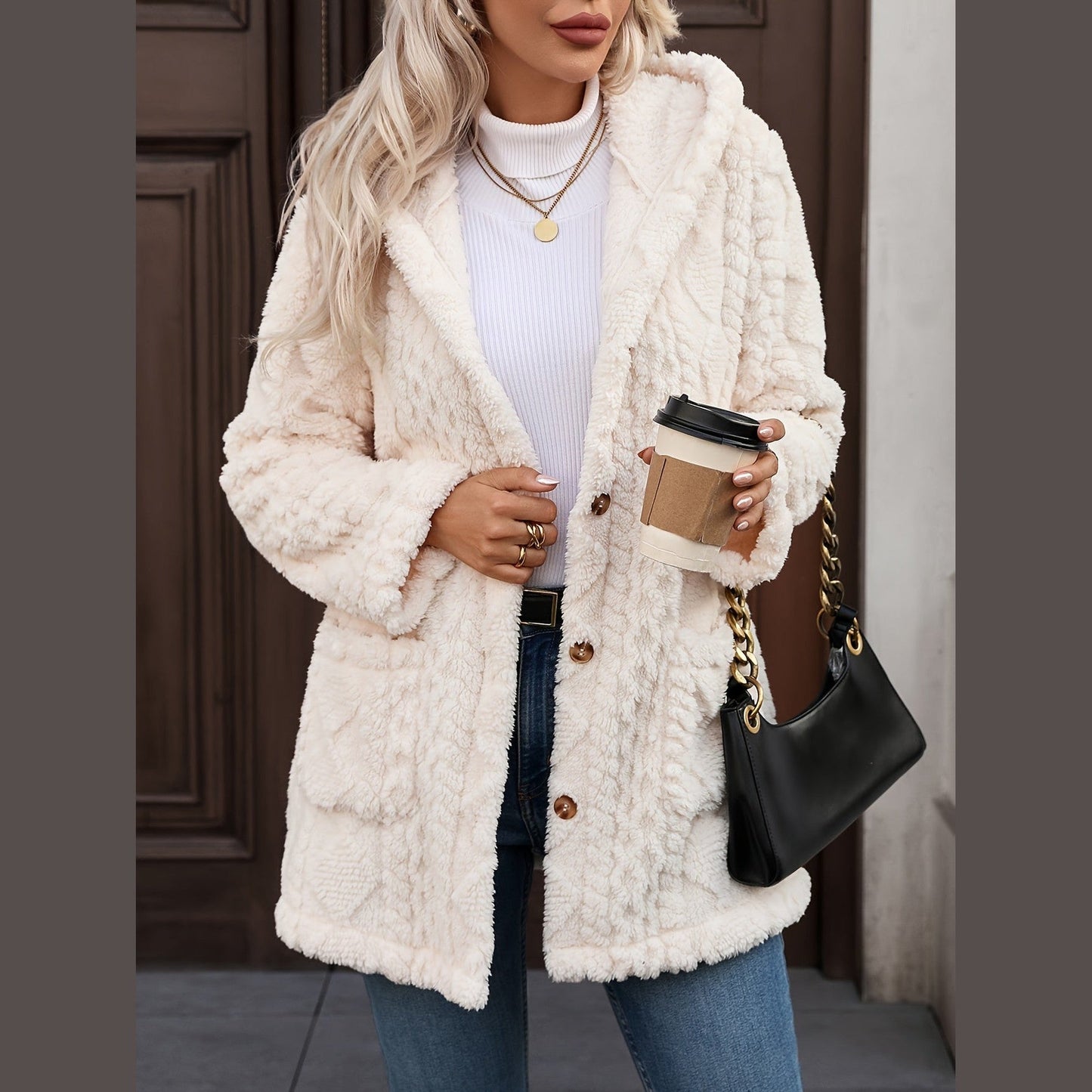 Clara™ | Elegant Plys Tøj Sårsvarm Frakke