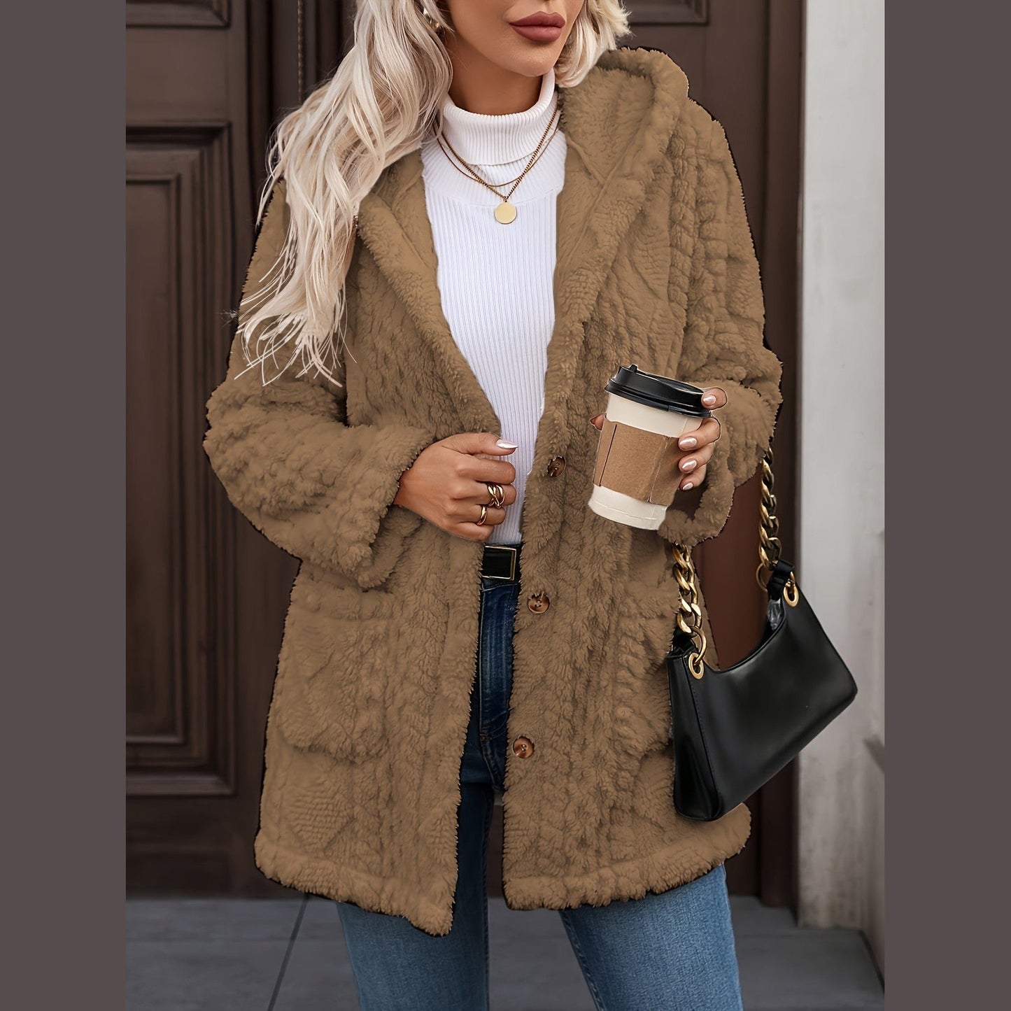 Clara™ | Elegant Plys Tøj Sårsvarm Frakke