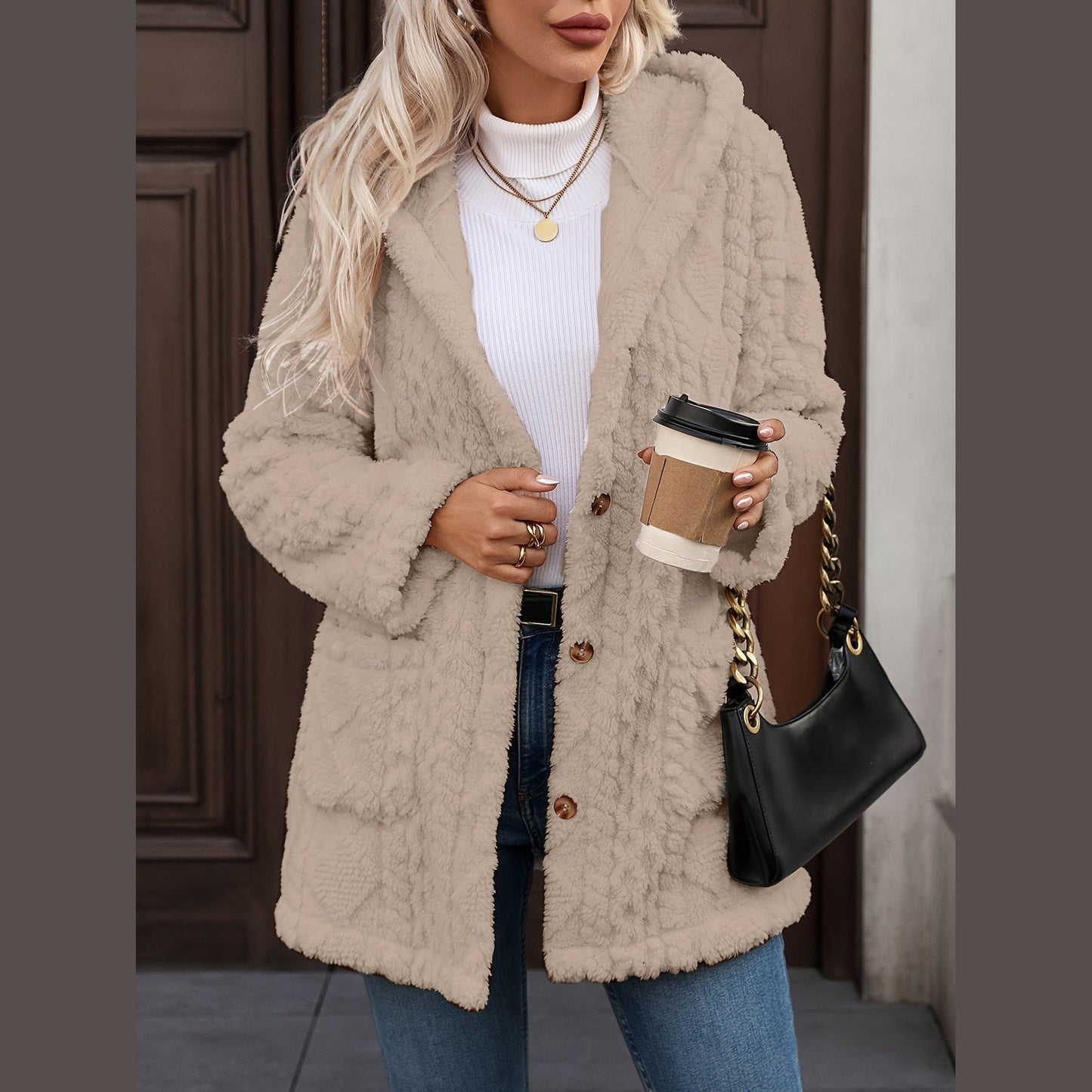 Clara™ | Elegant Plys Tøj Sårsvarm Frakke