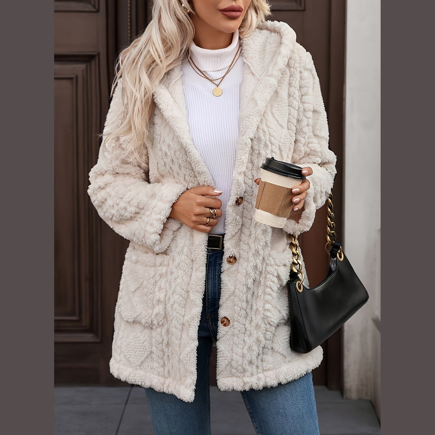 Clara™ | Elegant Plys Tøj Sårsvarm Frakke