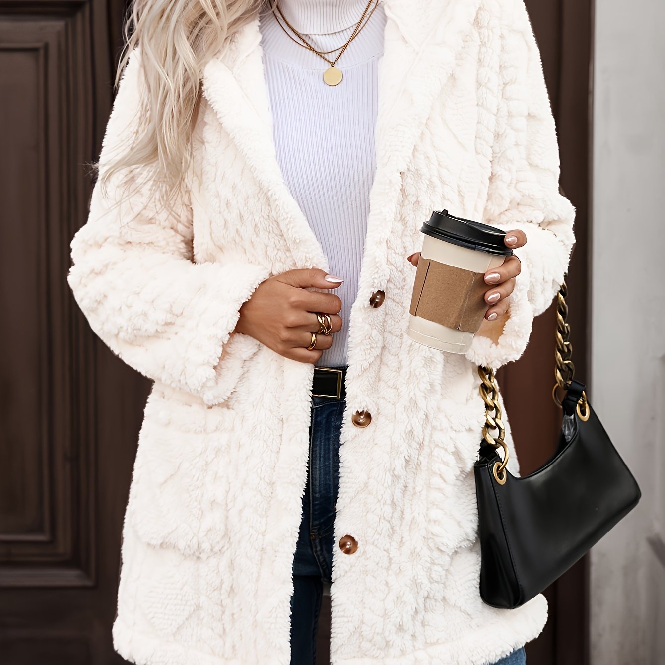 Clara™ | Elegant Plys Tøj Sårsvarm Frakke