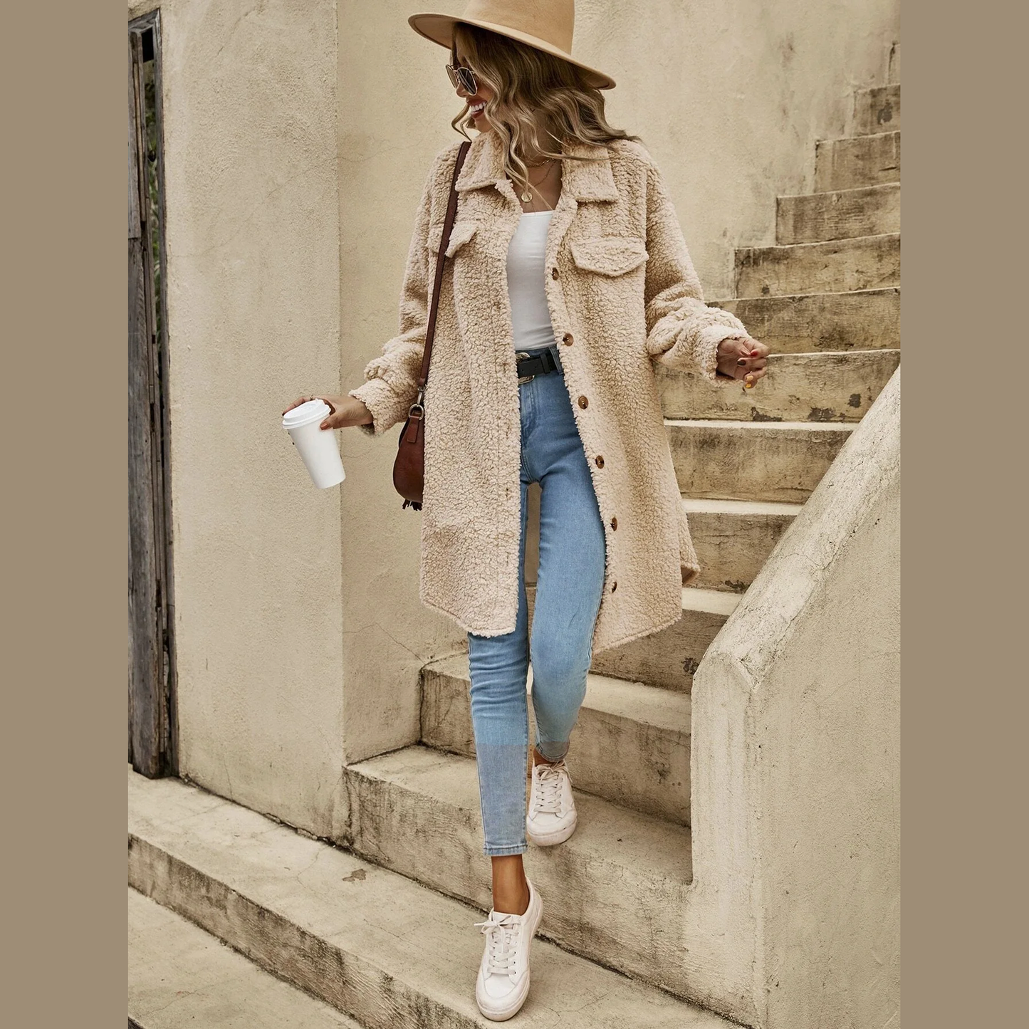 Esme | Afslappet cardigan kontorkåbe