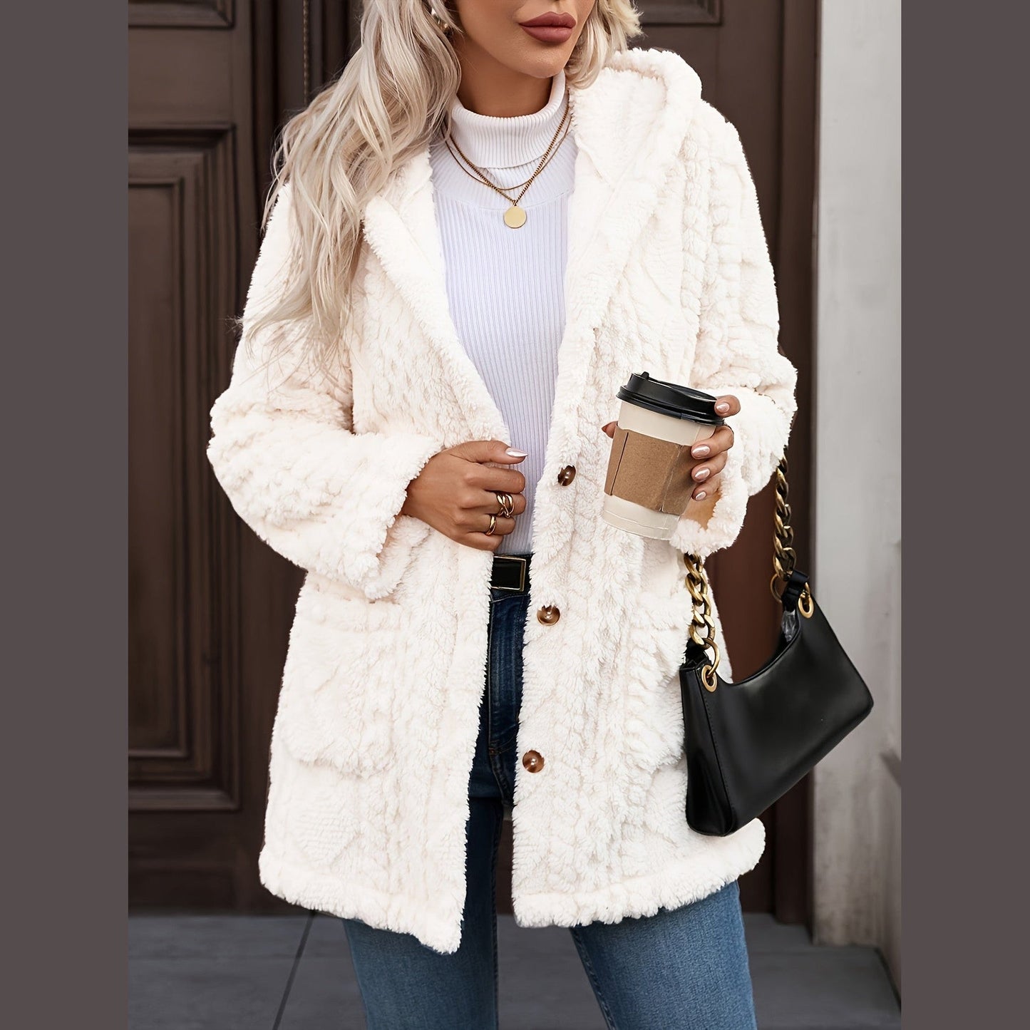 Clara™ | Elegant Plys Tøj Sårsvarm Frakke