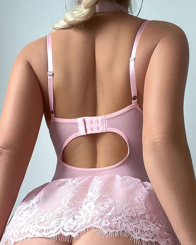 Zara™ | Lingerie Bodycon Romantisk med blondefinish