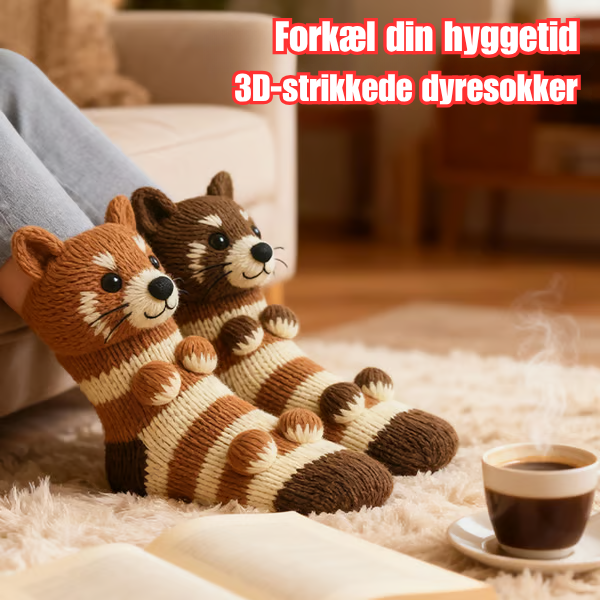 Arvid™ | Hvid tiger sokker