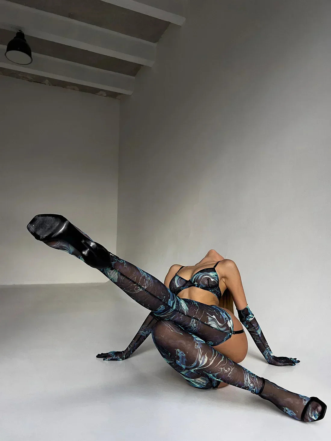 Amanda™ | 5-delt tie-dye lingerisæt