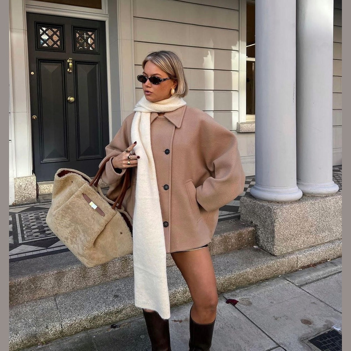 Rosalind | Overstørret Uldfrakke