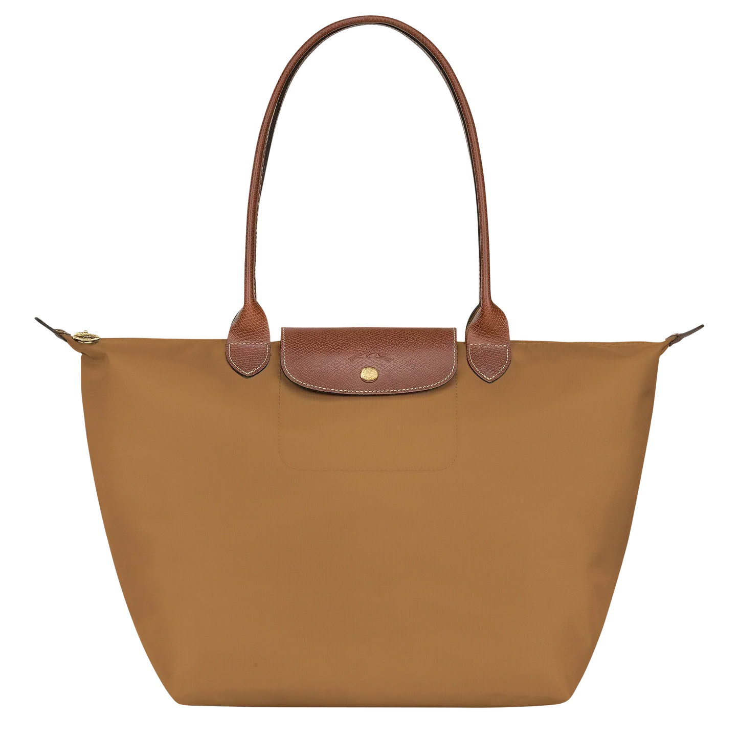 Longchamp - Stor Le Pliage Henkeltaske, Råhøj