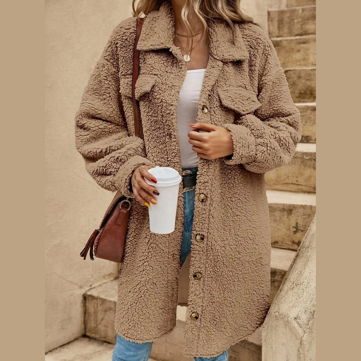 Esme | Afslappet cardigan kontorkåbe