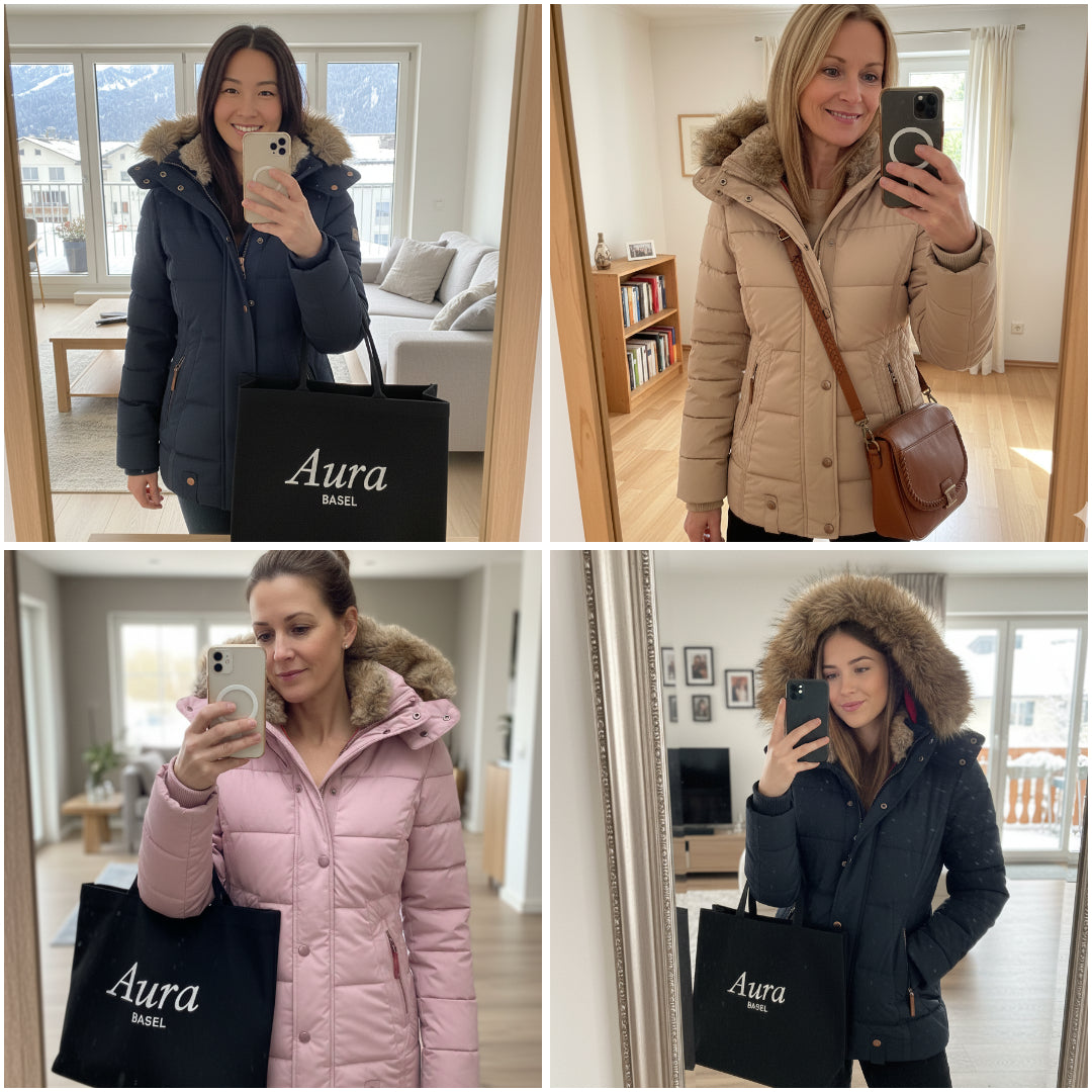 Marylin™ – Varm vinterjakke med pelsfor