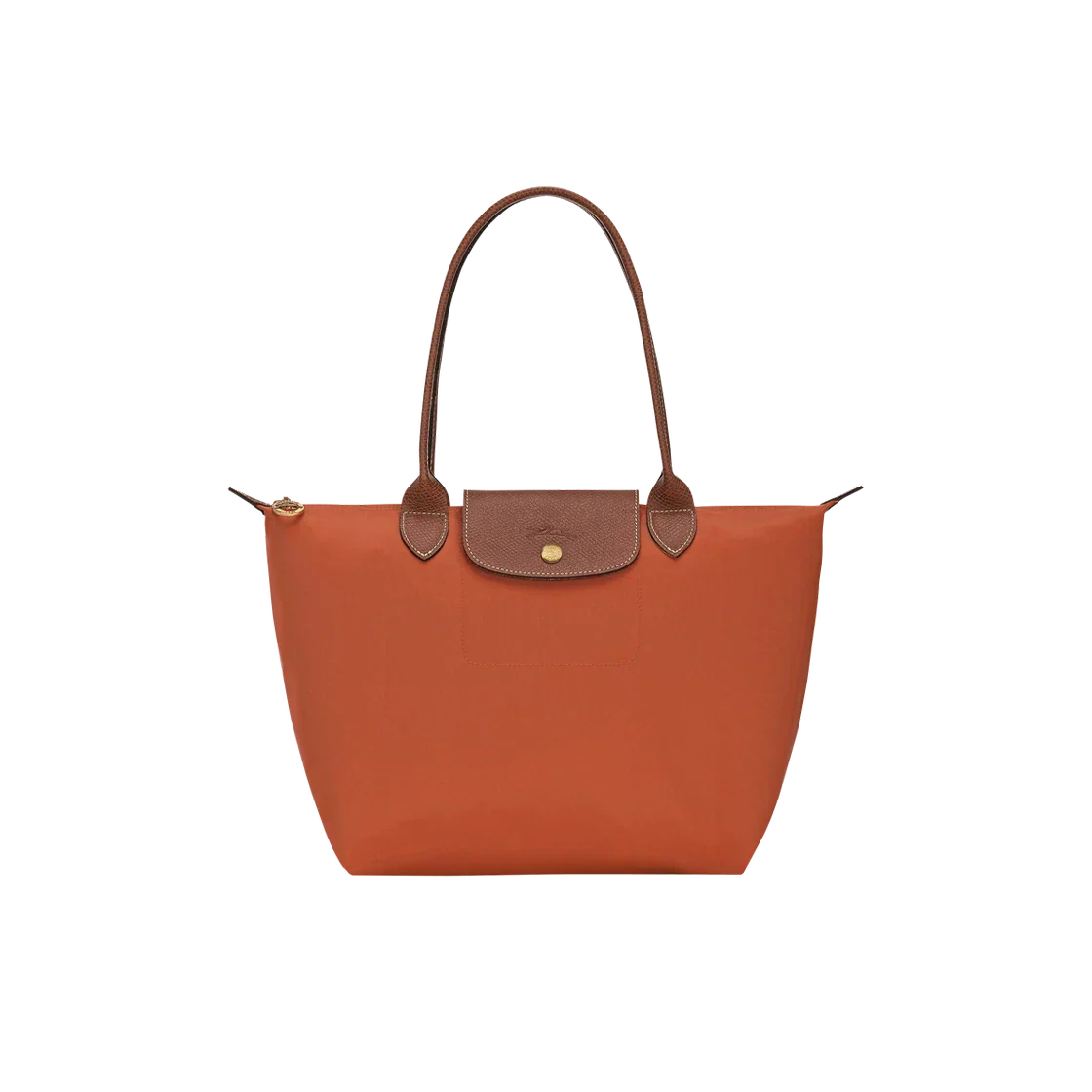 Longchamp - Stor Le Pliage Tote, Teglsten