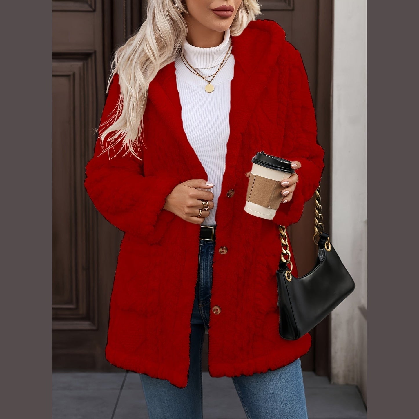 Clara™ | Elegant Plys Tøj Sårsvarm Frakke