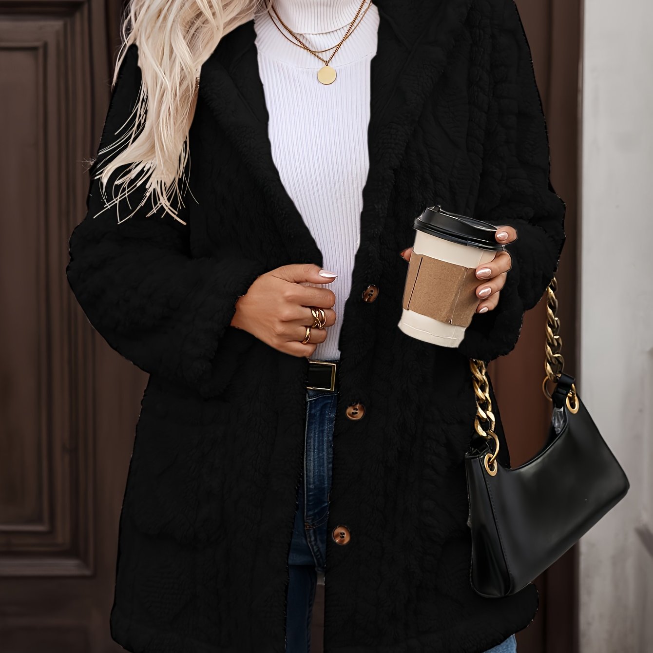 Clara™ | Elegant Plys Tøj Sårsvarm Frakke