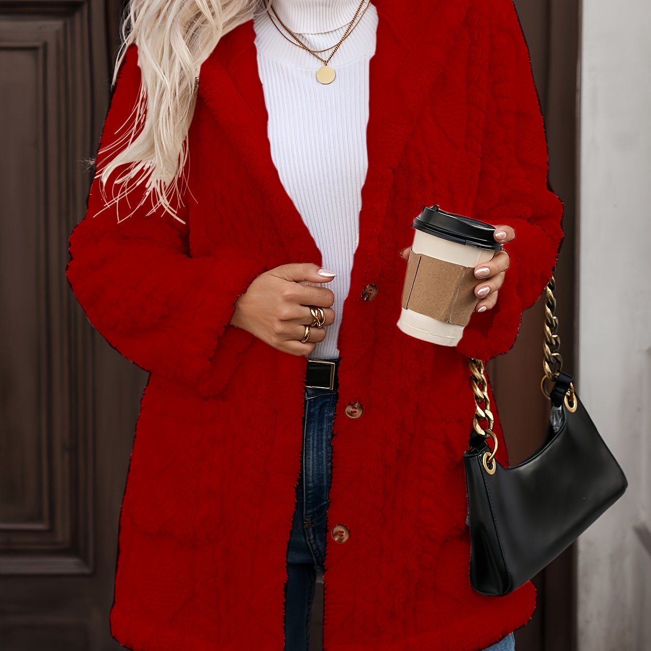 Clara™ | Elegant Plys Tøj Sårsvarm Frakke