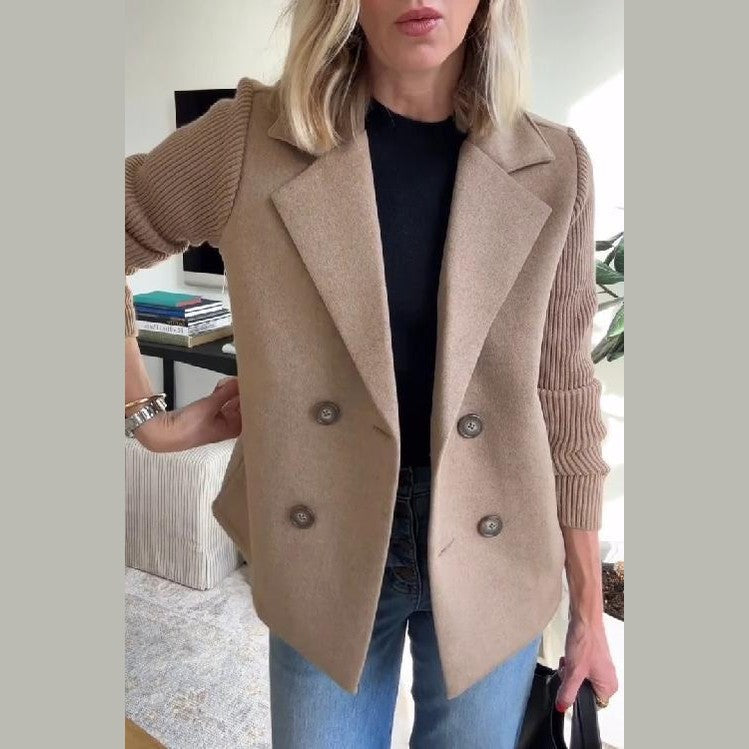 Ivy | Afslappet pasform patchworkfrakke