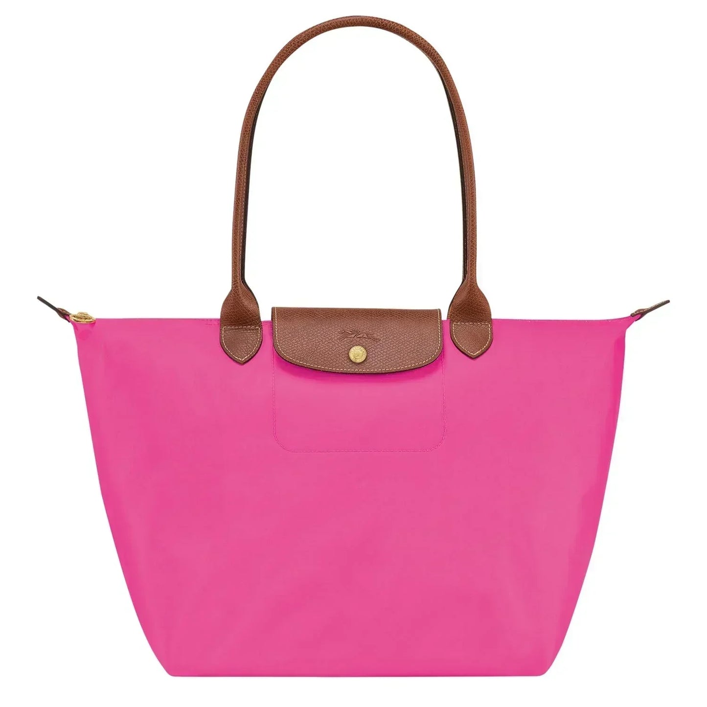 Longchamp - Stor Le Pliage Tote, Lyserød